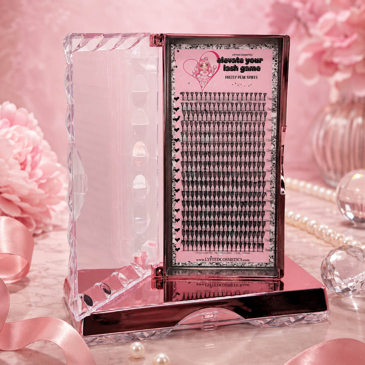 Pretty Peak “Doll” Spikes | Premade Anime Lash Spikes