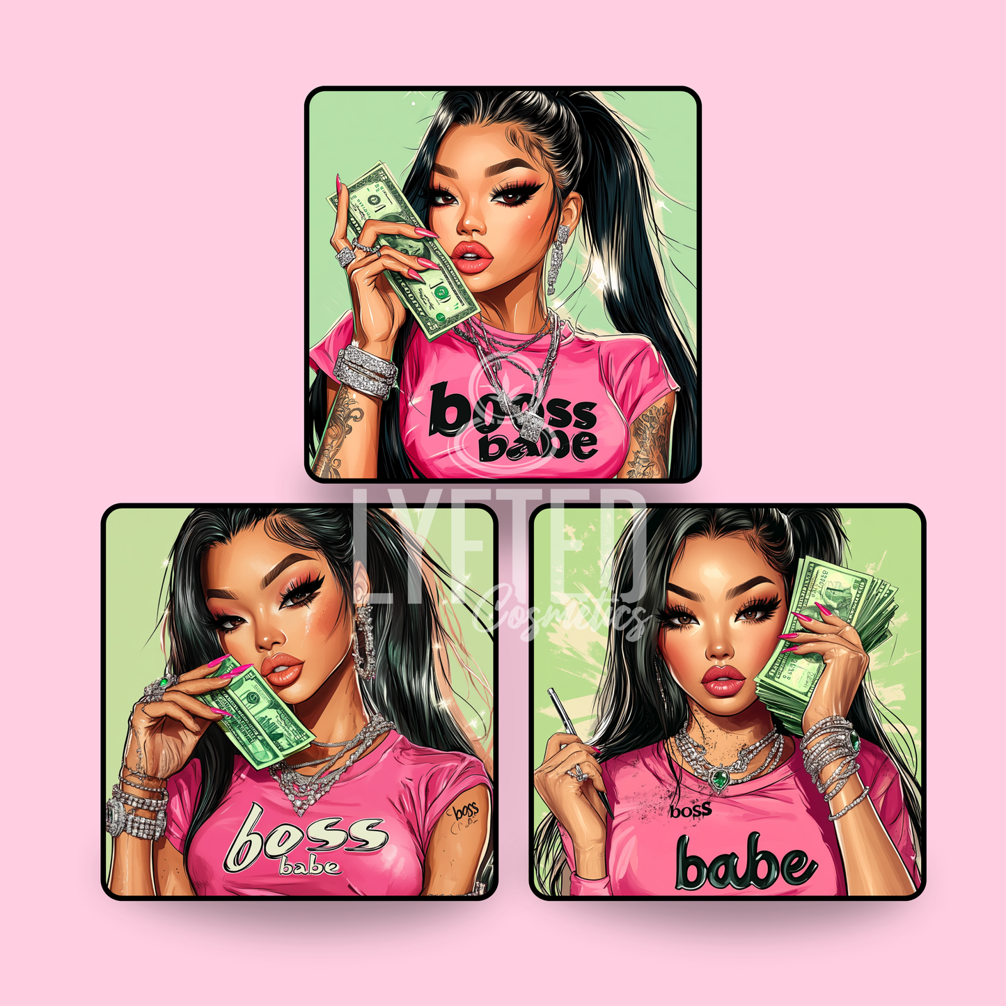 Boss Babe ID Badge (Fully Editable Canva Template)