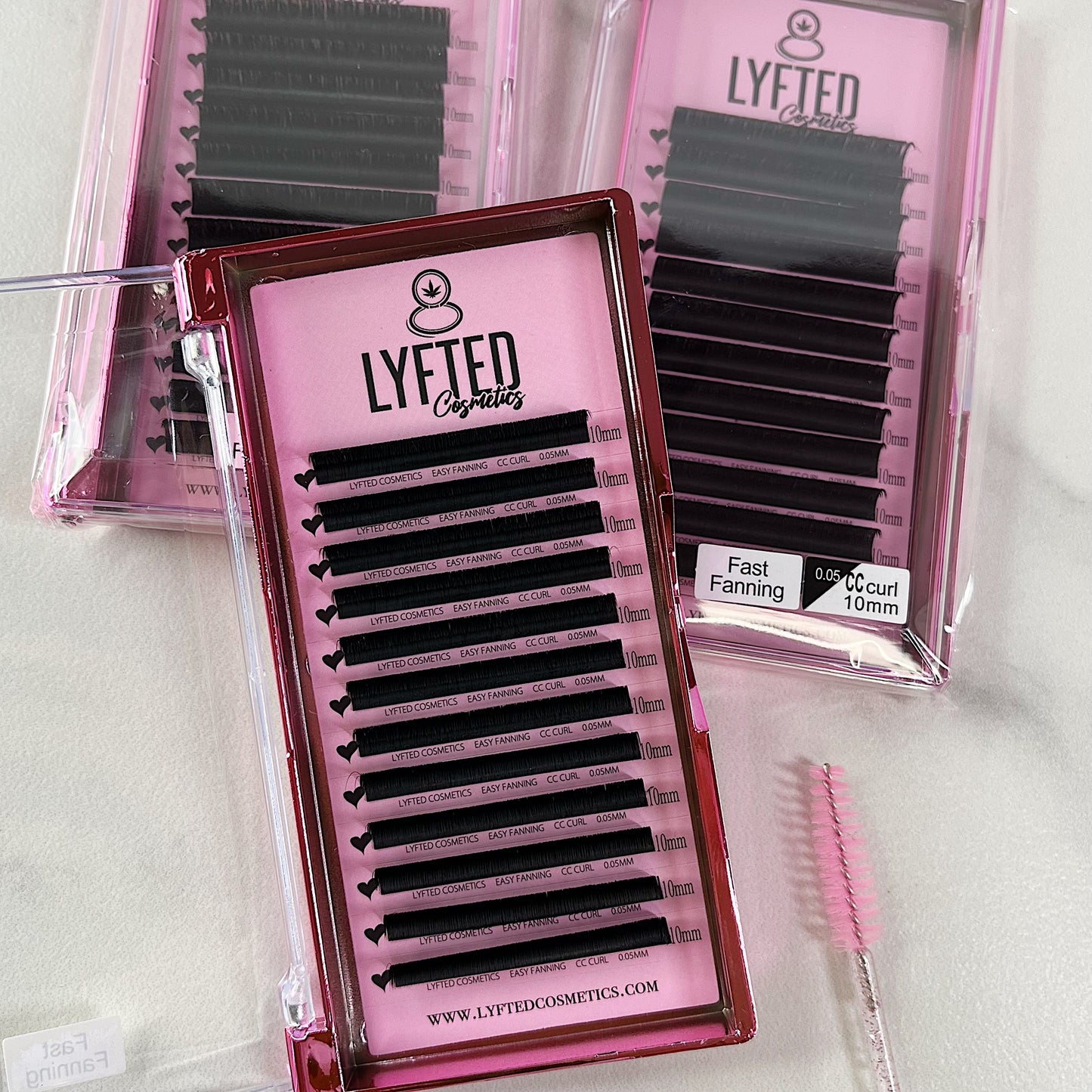 Easy Fan Lashes - Pretty ‘n’ Pink Trays (Lengths 10-20mm)