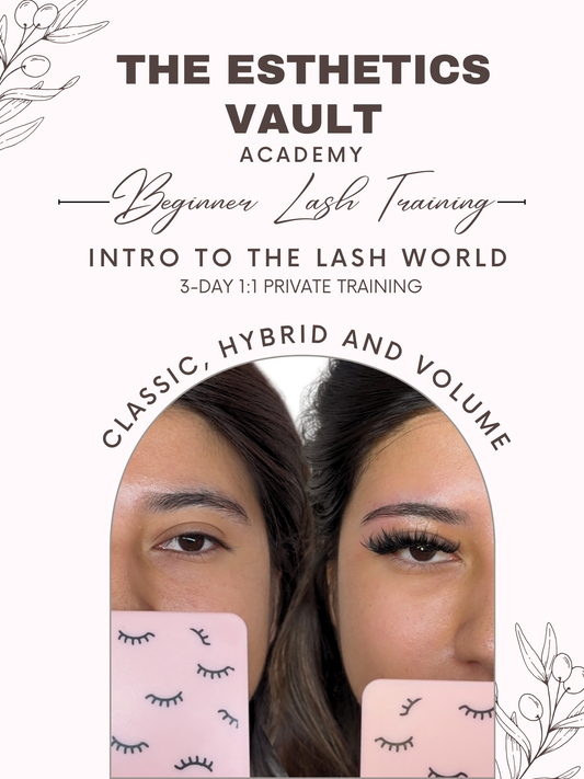 1:1 Private Beginner's Lash Training (In-Person)