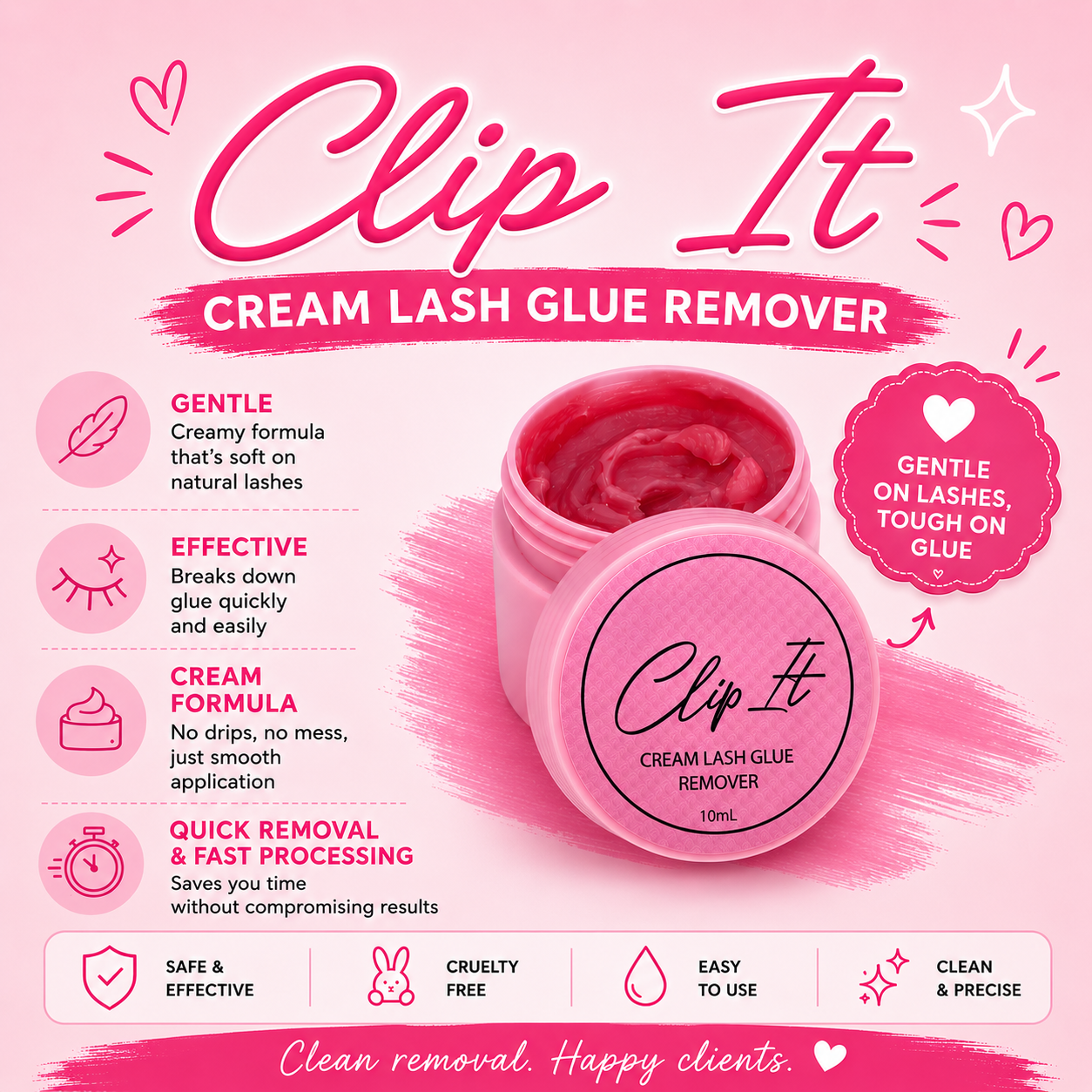 Cream Lash Glue Remover
