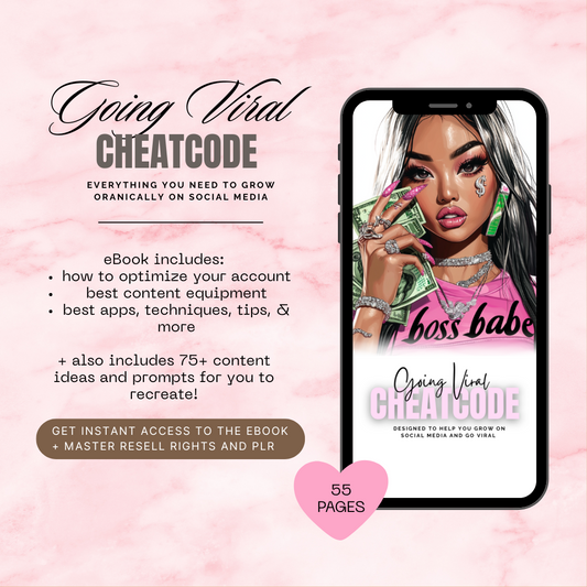 Going Viral Cheatcode (eBook with MRR + PLR)